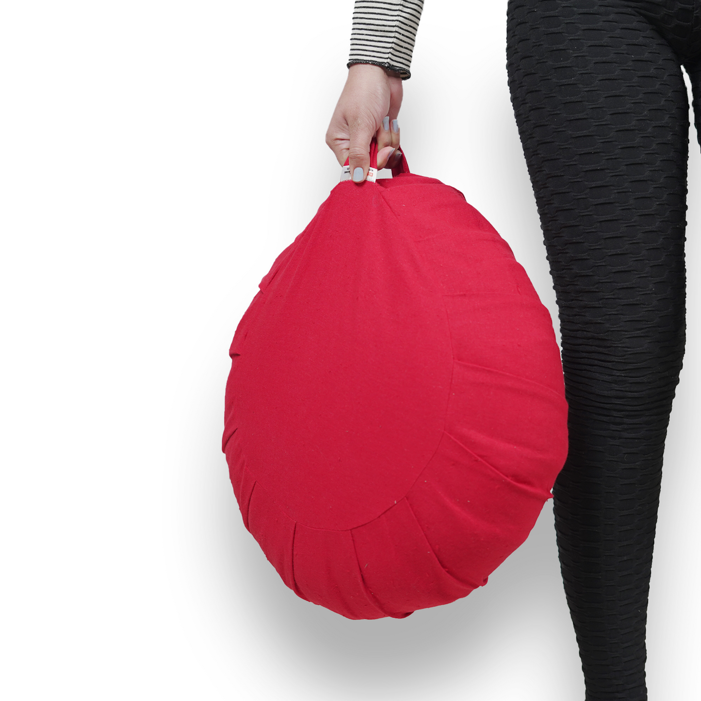ZAFU DULL RED ORGANIC BUCKWHEAT CUSHION