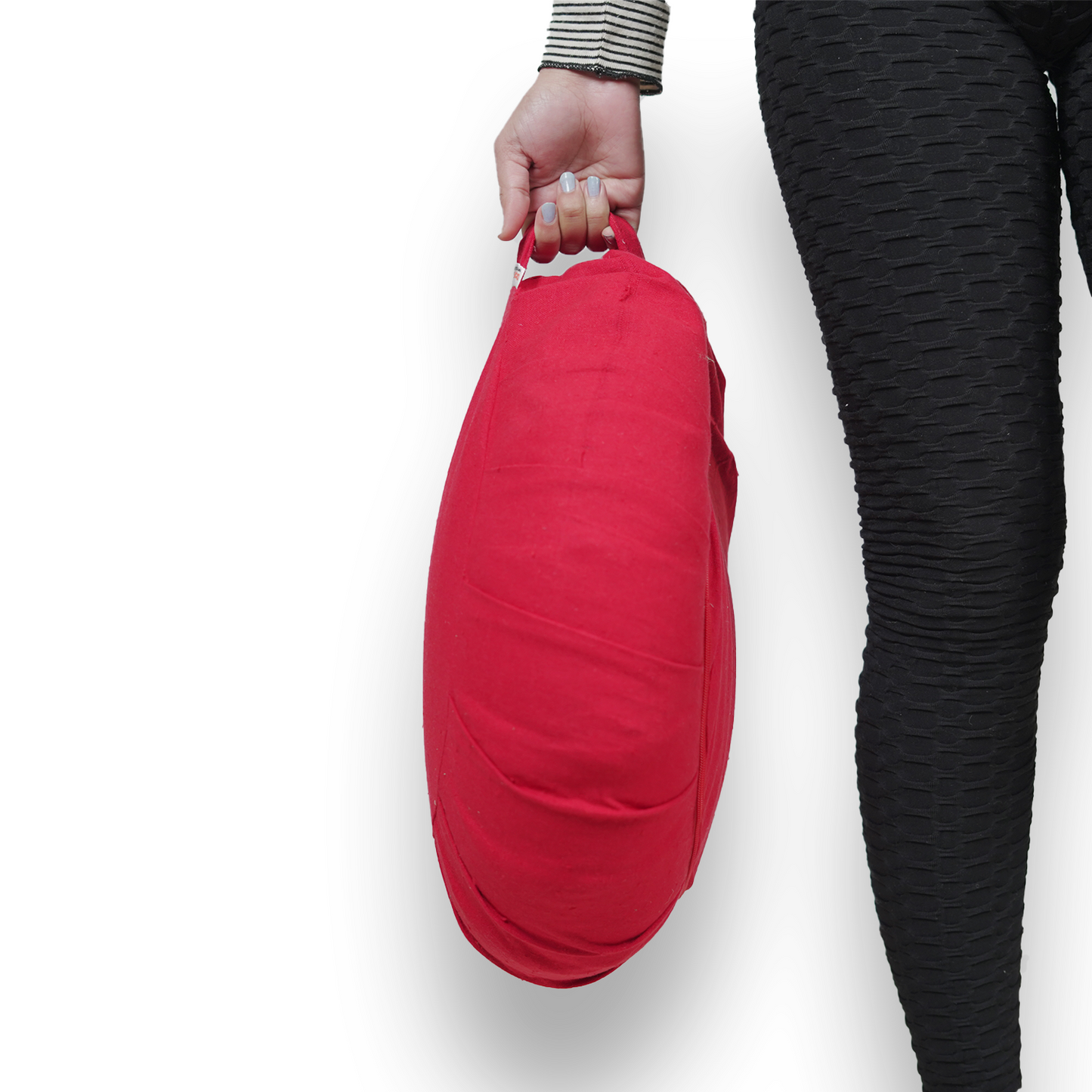 ZAFU DULL RED ORGANIC BUCKWHEAT CUSHION