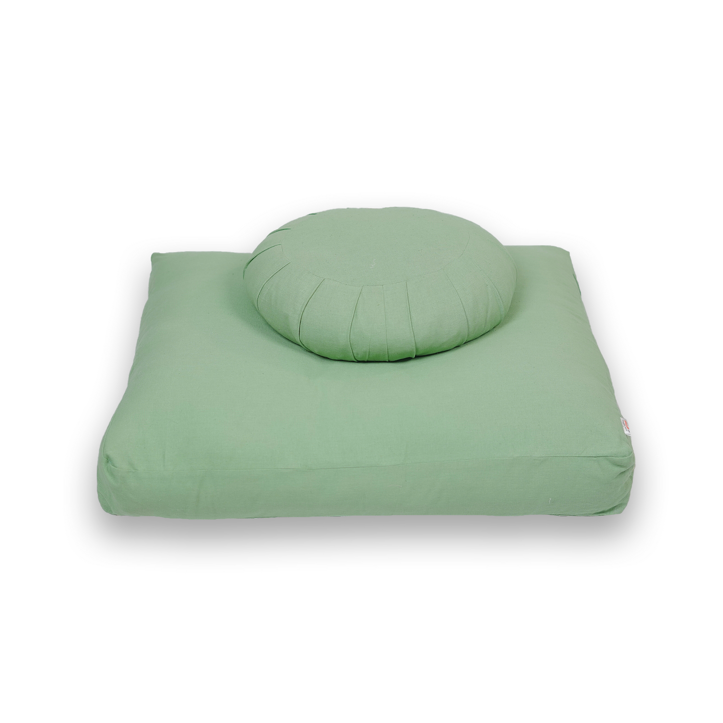 OLIVE GREEN ORGANIC ZAFU & ZABUTON SET