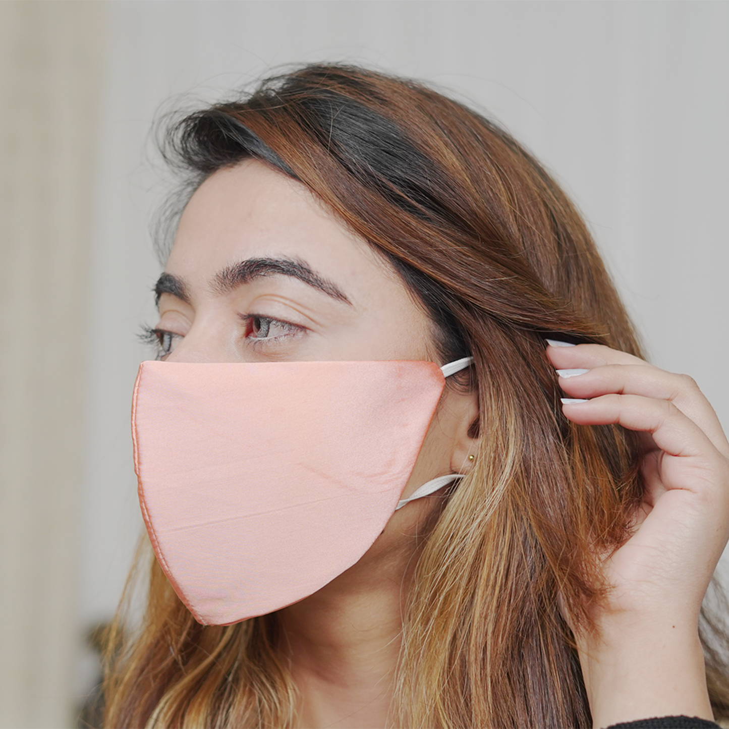 PEACH PINK FACE MASK