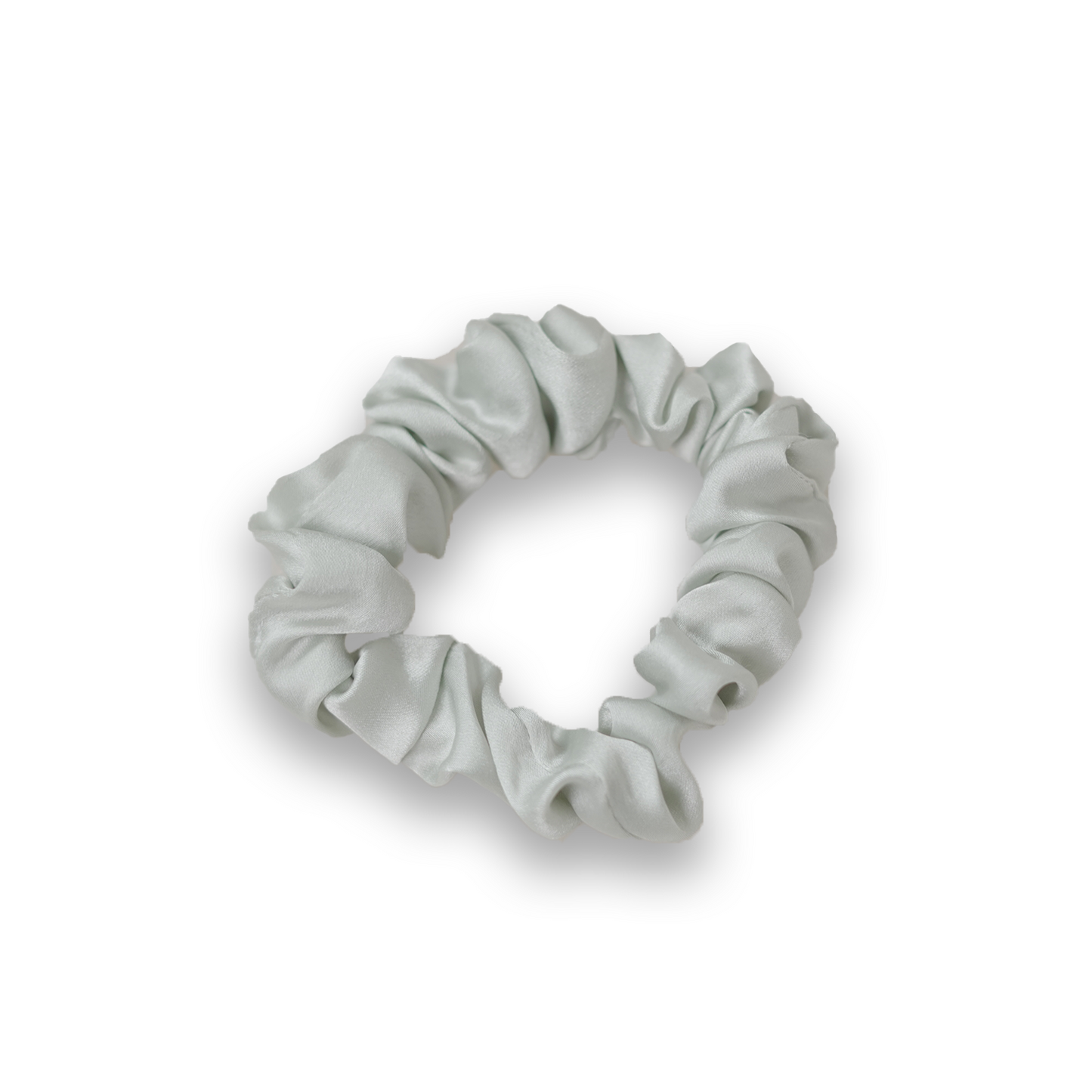 SILVER GREY HAIR SCRUNCHIE(PACK OF 2 )