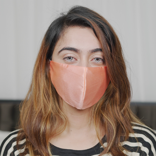 PEACH PINK FACE MASK