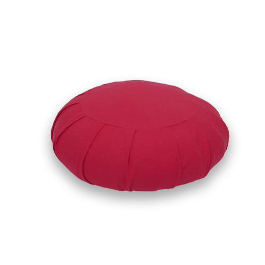 ZAFU DULL RED  ORGANIC BUCKWHEAT CUSHION