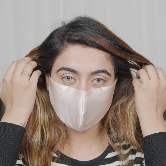 PALE PINK  FACE MASK