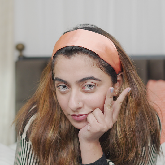 PEACH PINK HEAD BAND